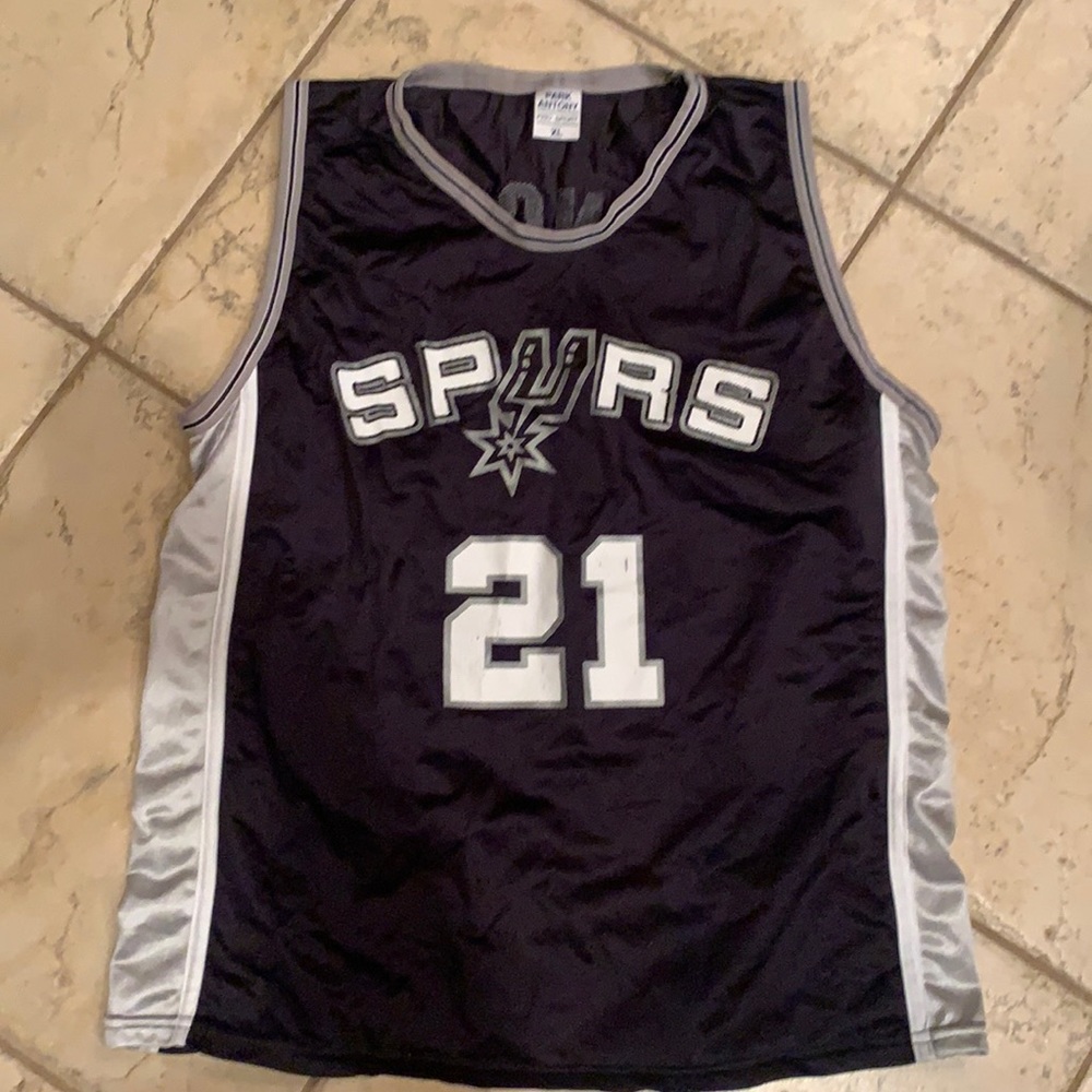 Vintage San Antonio Spurs Duncan #21 Jersey